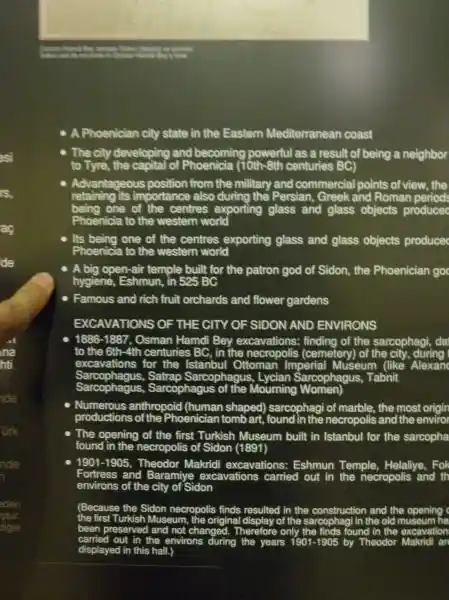 A big open-air temple built for Eshmun god of hygiene